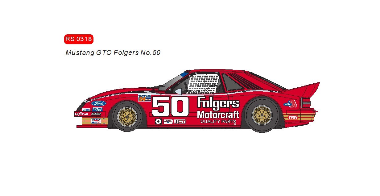 RS0318	Ford Mustang GTO Folgers No.50